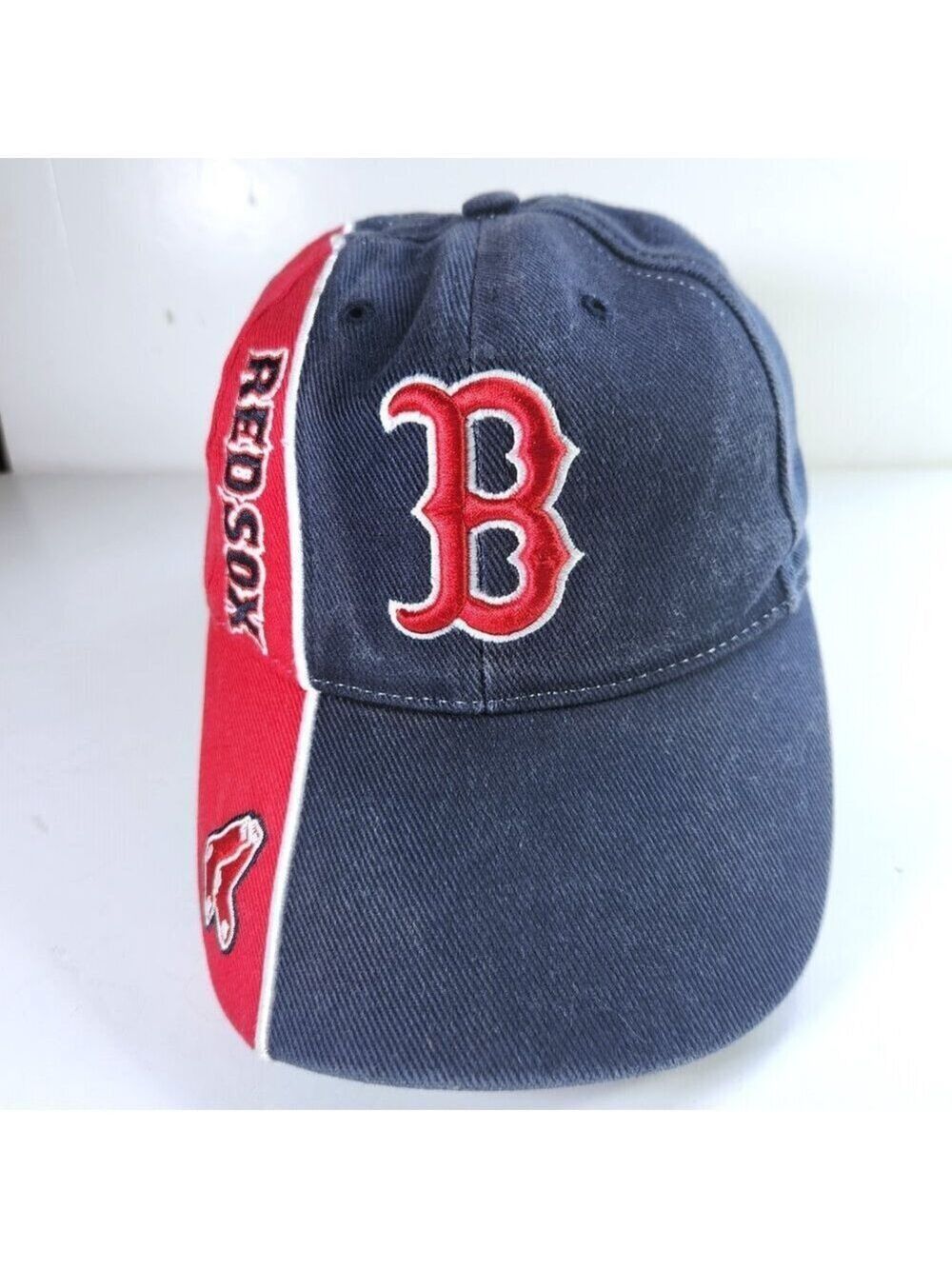 Boston Red Sox Hat Cap Youth Hook & Loop Embroidered Genuine Merchandise
